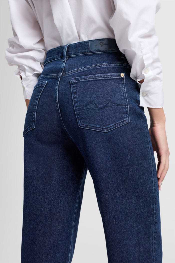 7 For All Mankind Belt-loop Jeans In Blue