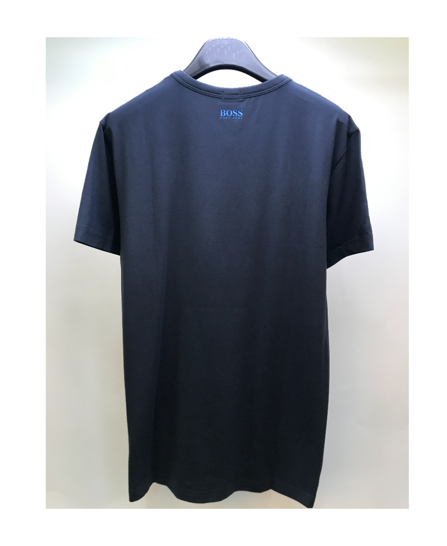 Hugo Boss Printed Short-sleeved T-shirt In Black