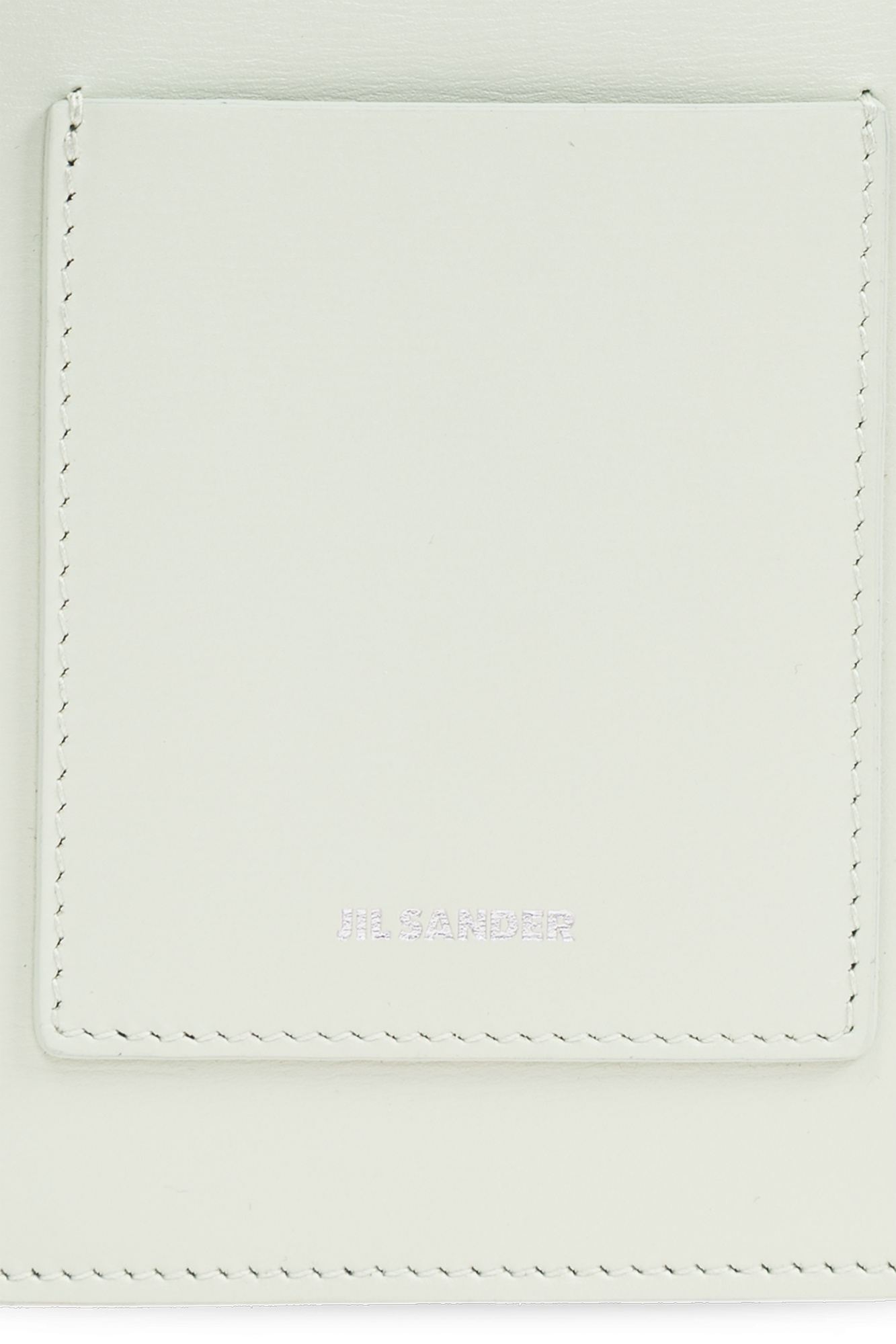 Jil Sander Woman Ivory Leather Tangle Shoulder Bag In White