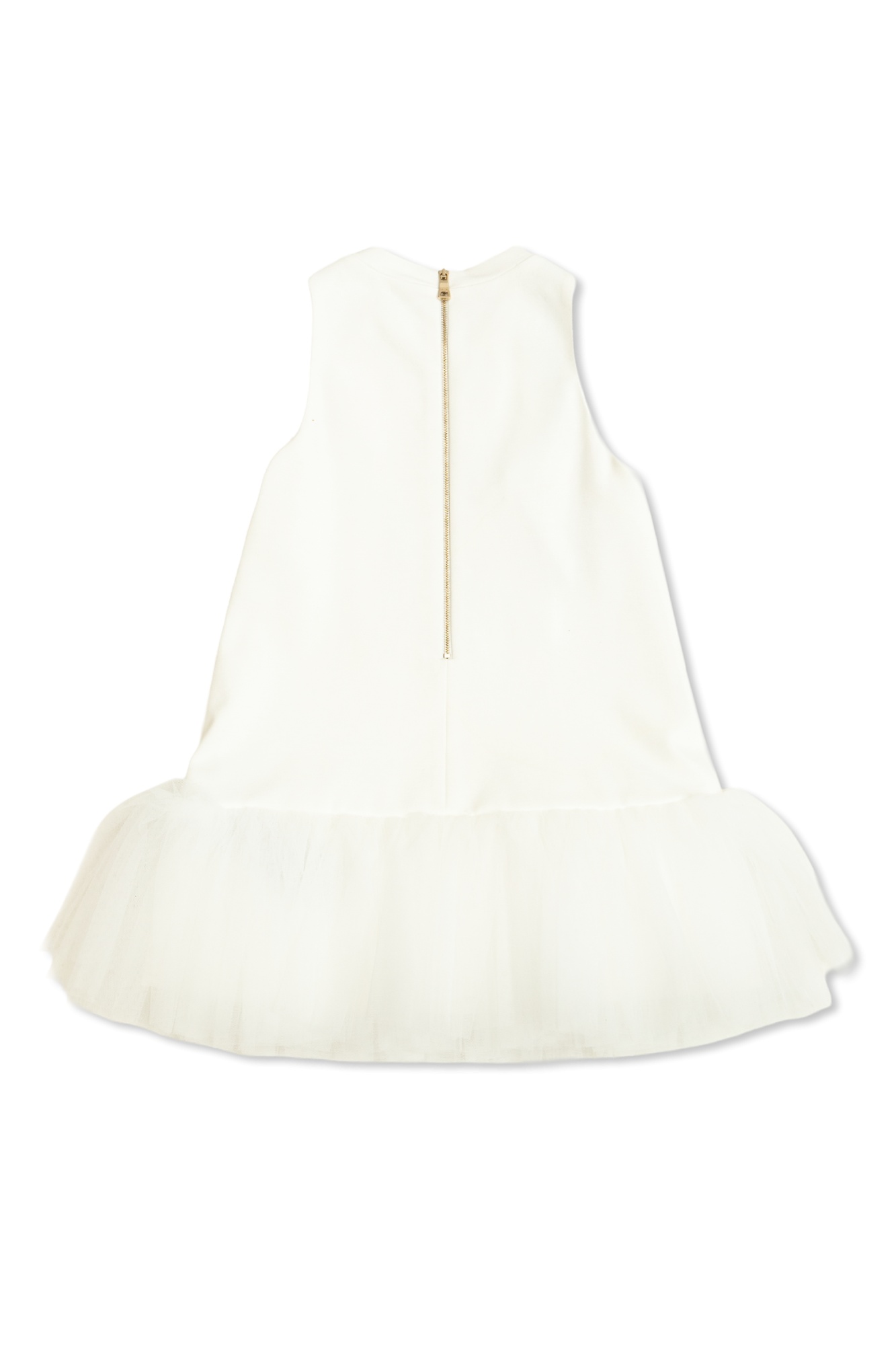 Balmain Sleeveless Dress In White