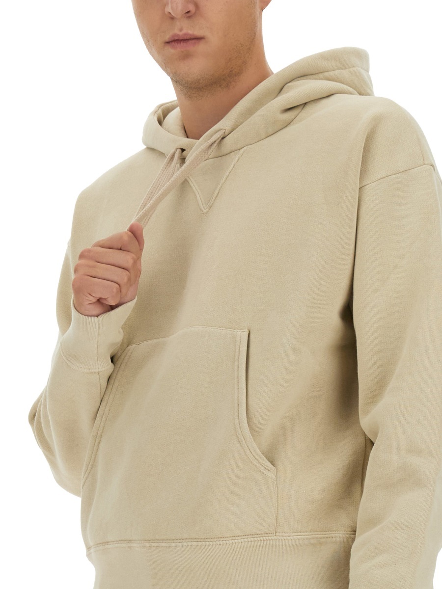 Isabel Marant Wyll Long-sleeved Drawstring Hoodie In Nude