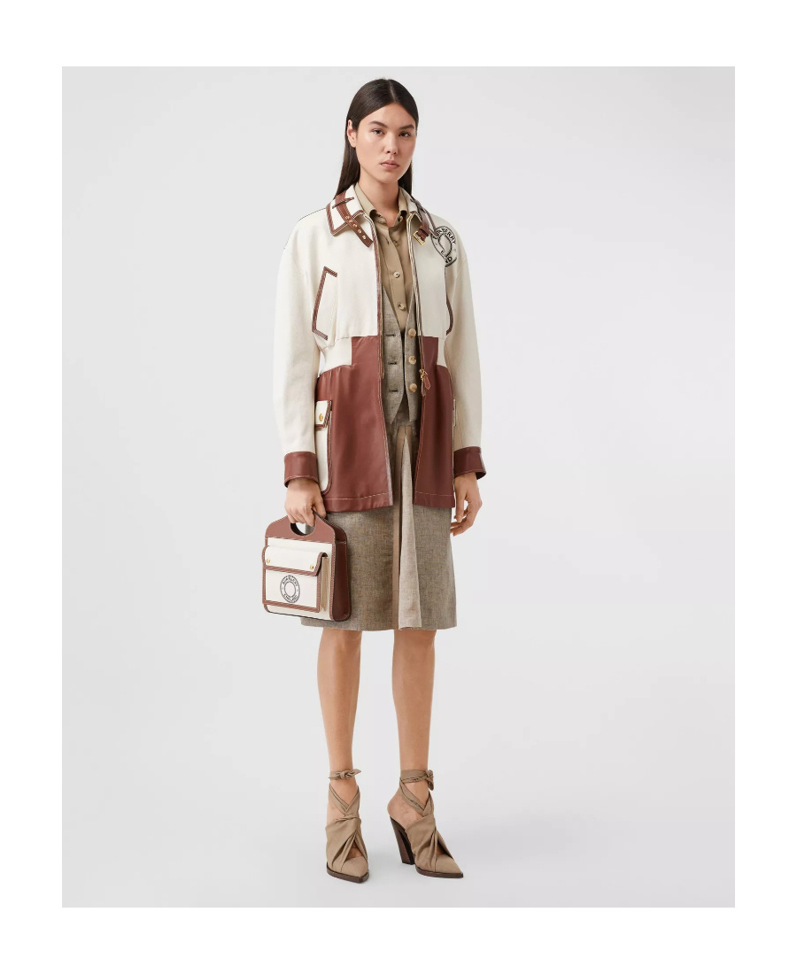 BURBERRY MINI LOGO PRINT POCKET BAG