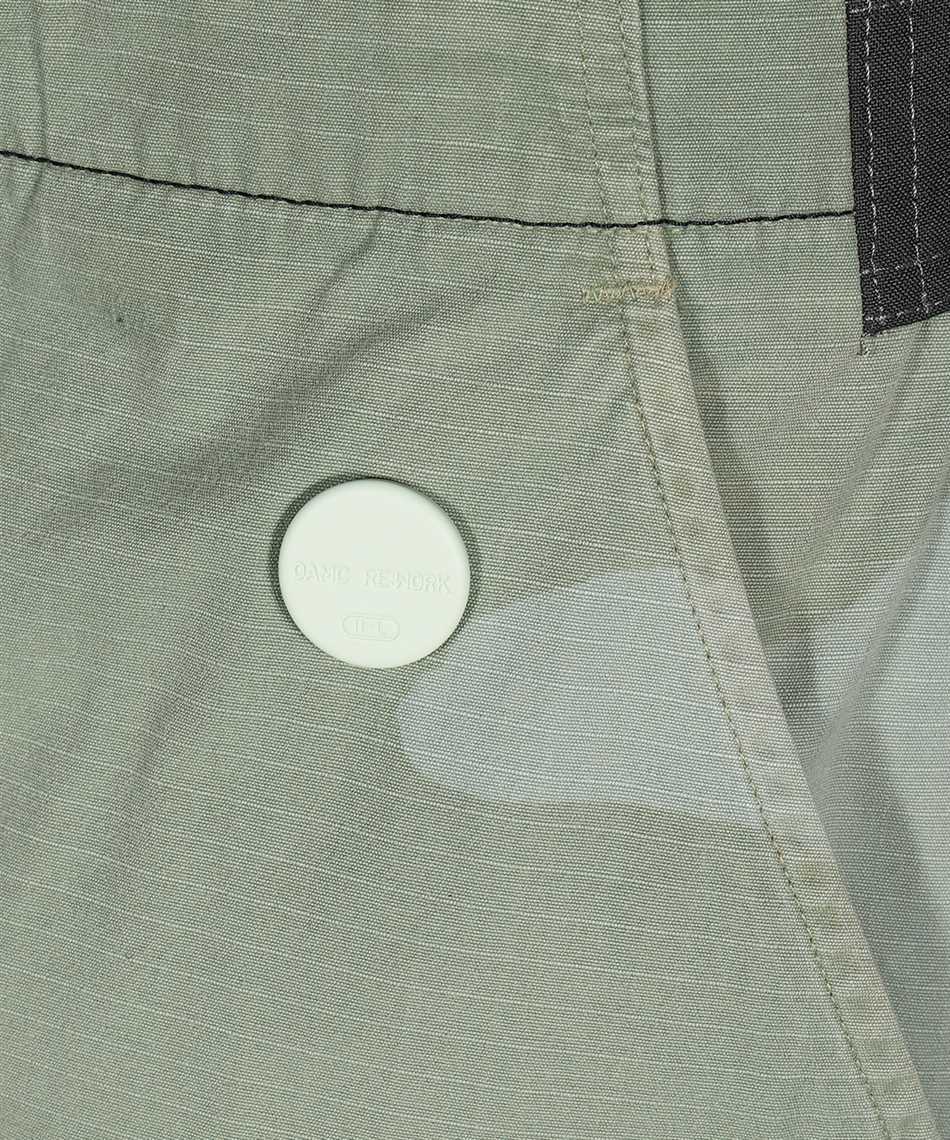 Oamc Camouflage-pattern Cargo Shorts In Gray