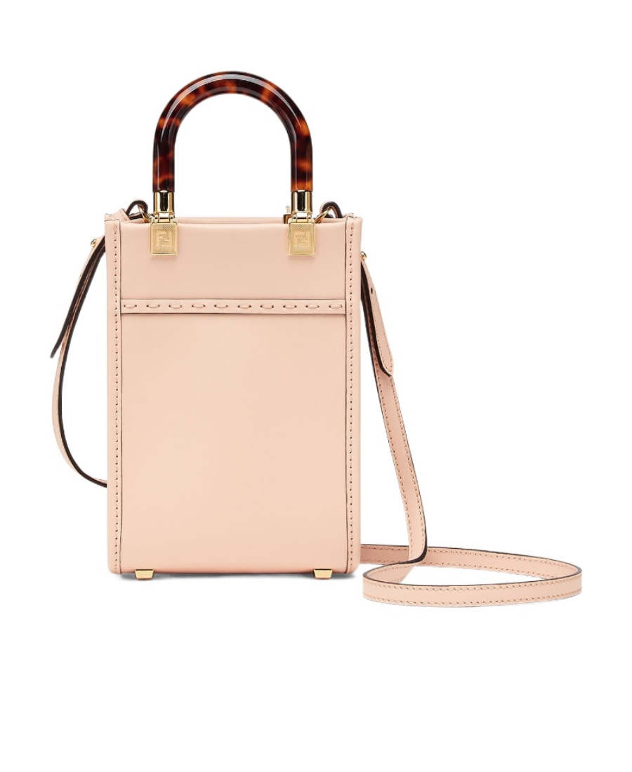 Fendi Mini Sunshine Tote Bag In Pink