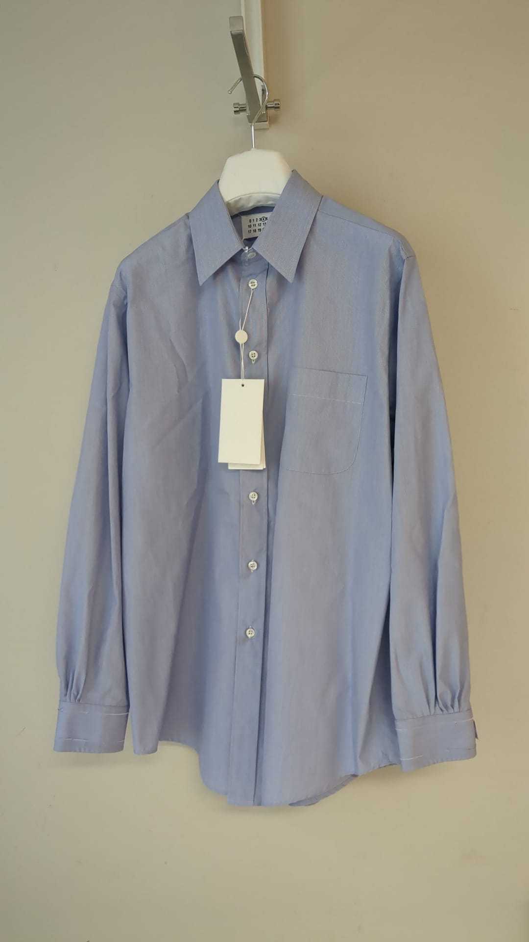 Maison Margiela Long-sleeved Shirt In Gray