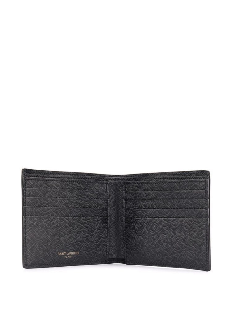 Saint Laurent Monogram Billfold Wallet In Black