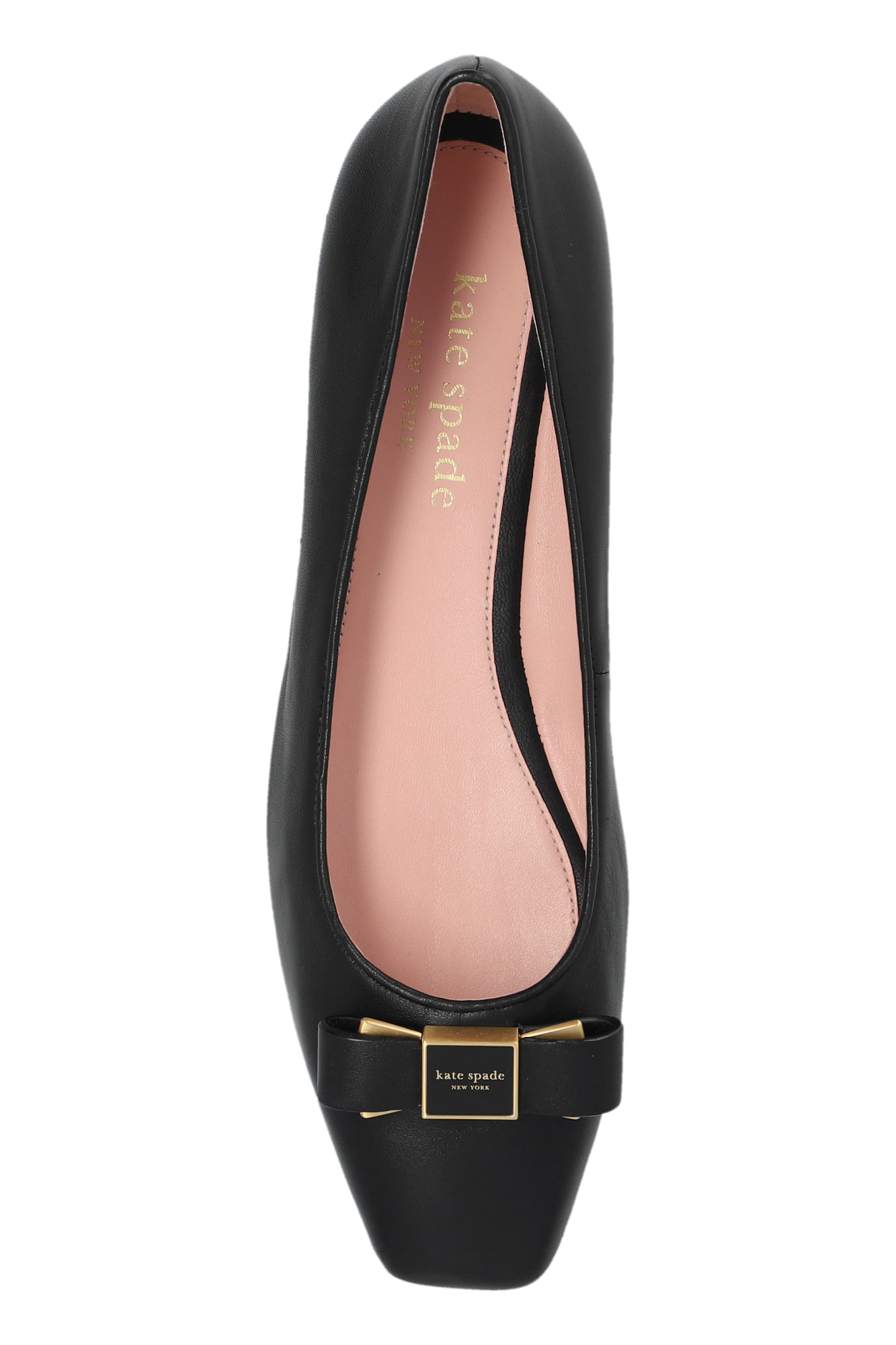 Shop Kate Spade Bowdie Ballet Flats In Black