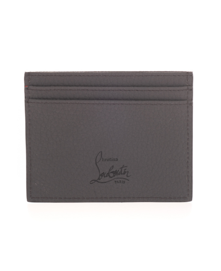 Christian Louboutin Rivet Card Bag In Black