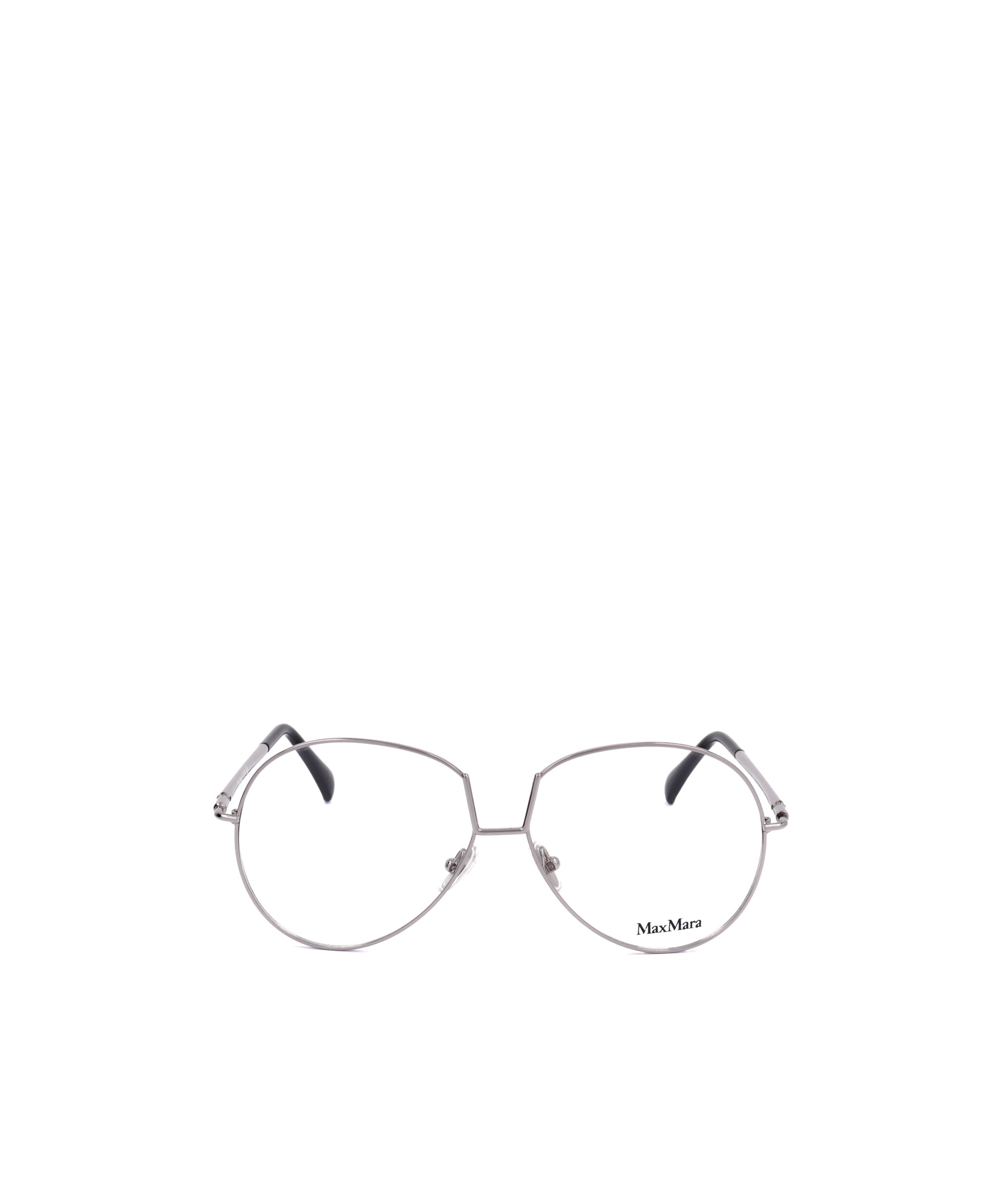Max Mara Aviator Frame Glasses In White