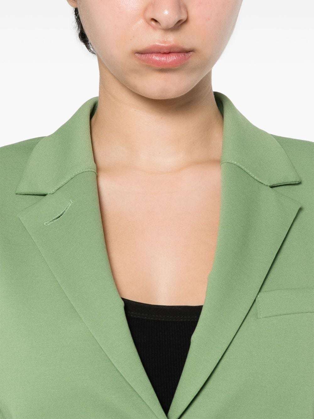 Harris Wharf London Single-breasted Blazer In Green