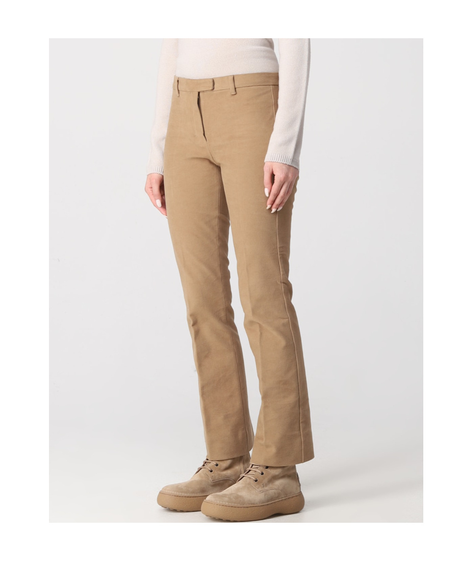 Max Mara Straight Casual Pants In Nude
