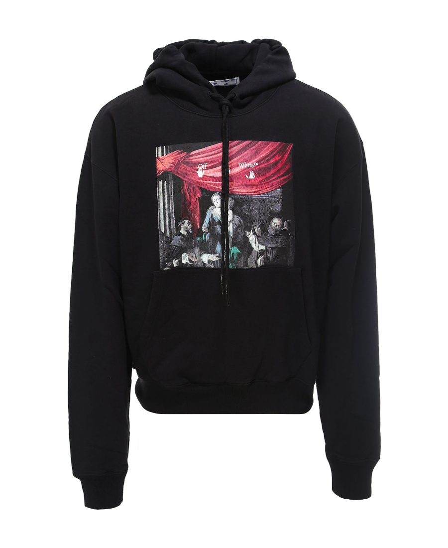 Off-white Signature Arrows Jumper In Black