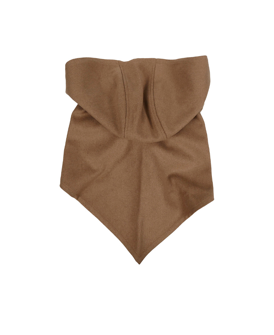 Ruslan Baginskiy Wool Hood In Brown