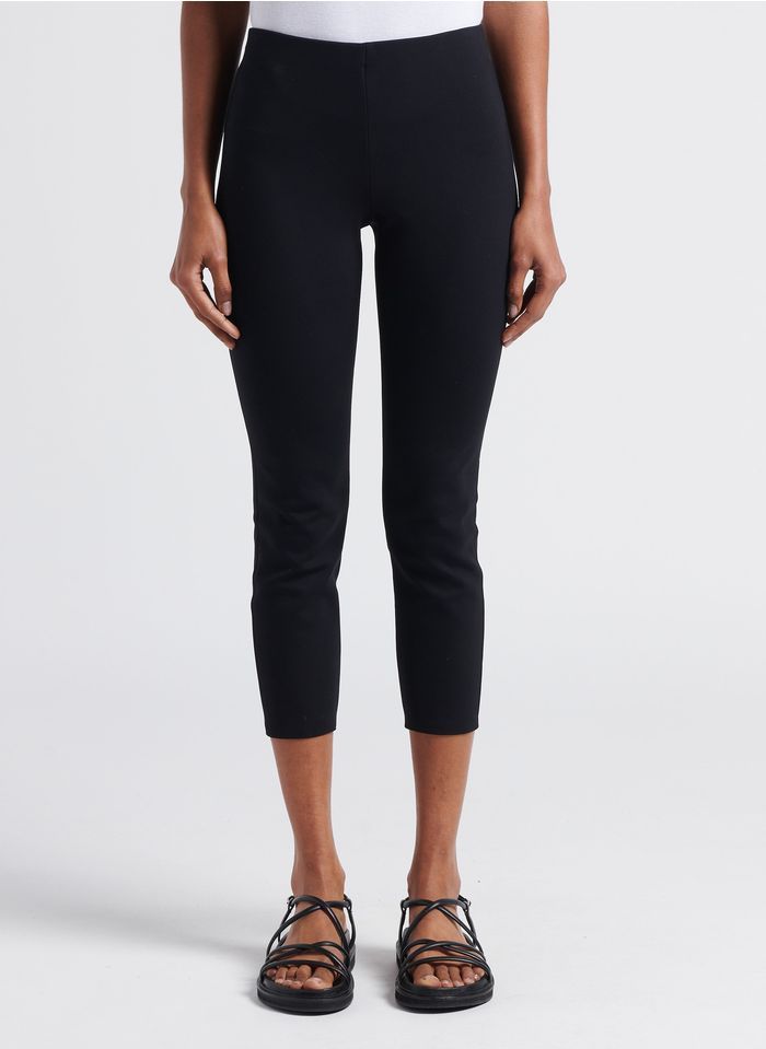 Theory High Waist Leggings In Black