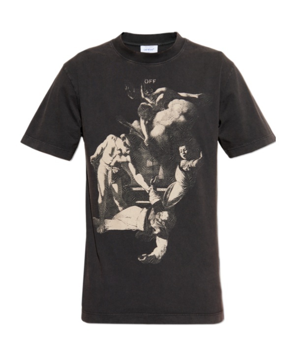 Off-white Off White T-shirts And Polos In Black