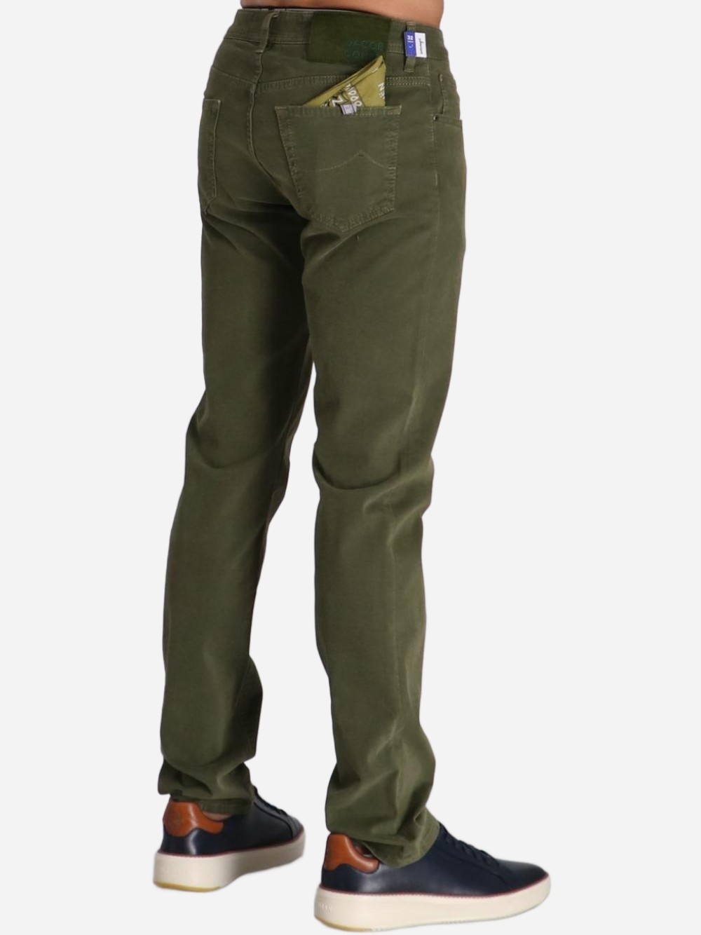 Jacob Cohen Slim-fit Trousers In Green