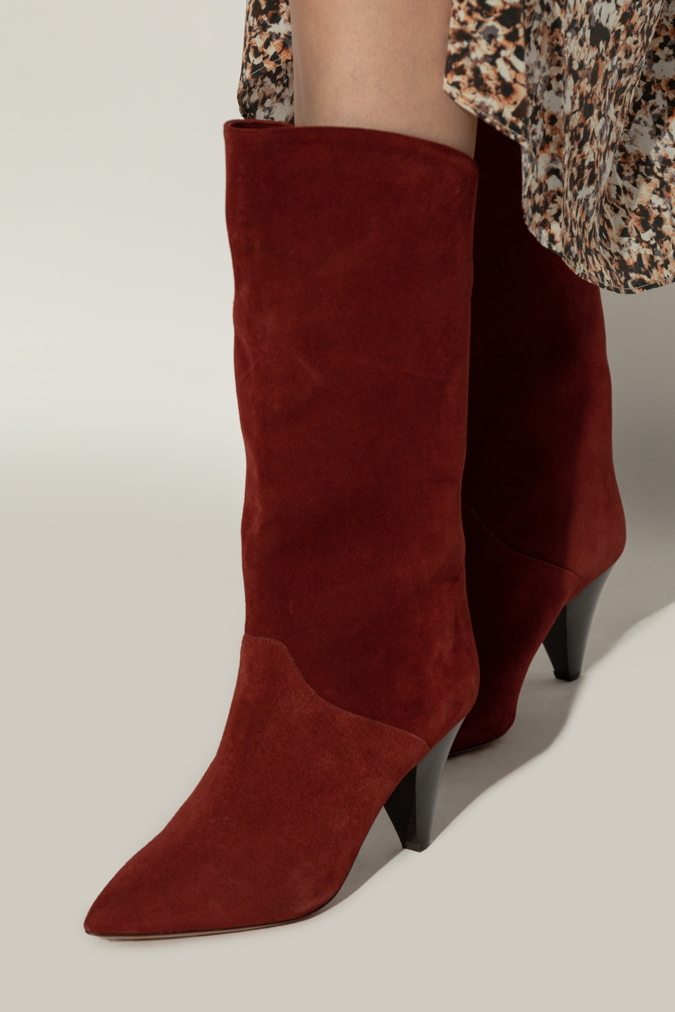 Isabel Marant Pointed-toe Heeled Boots In Brown
