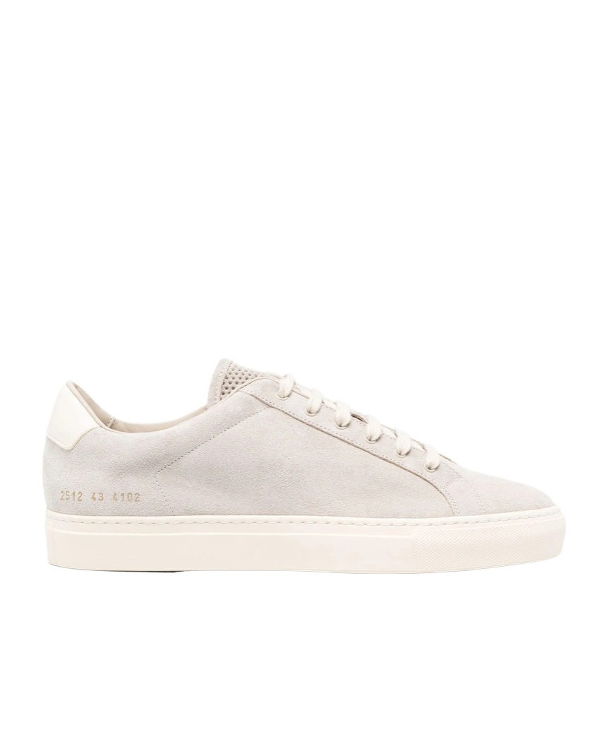 Common Projects Retro Round Toe Sneakers In White