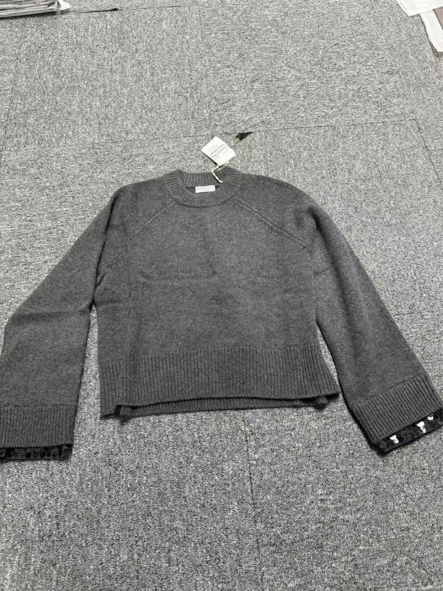 Brunello Cucinelli Long-sleeved Sweater In Animal Print