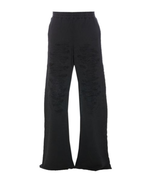 Shop Mm6 Maison Margiela Numbers-motif Track Pants In Black