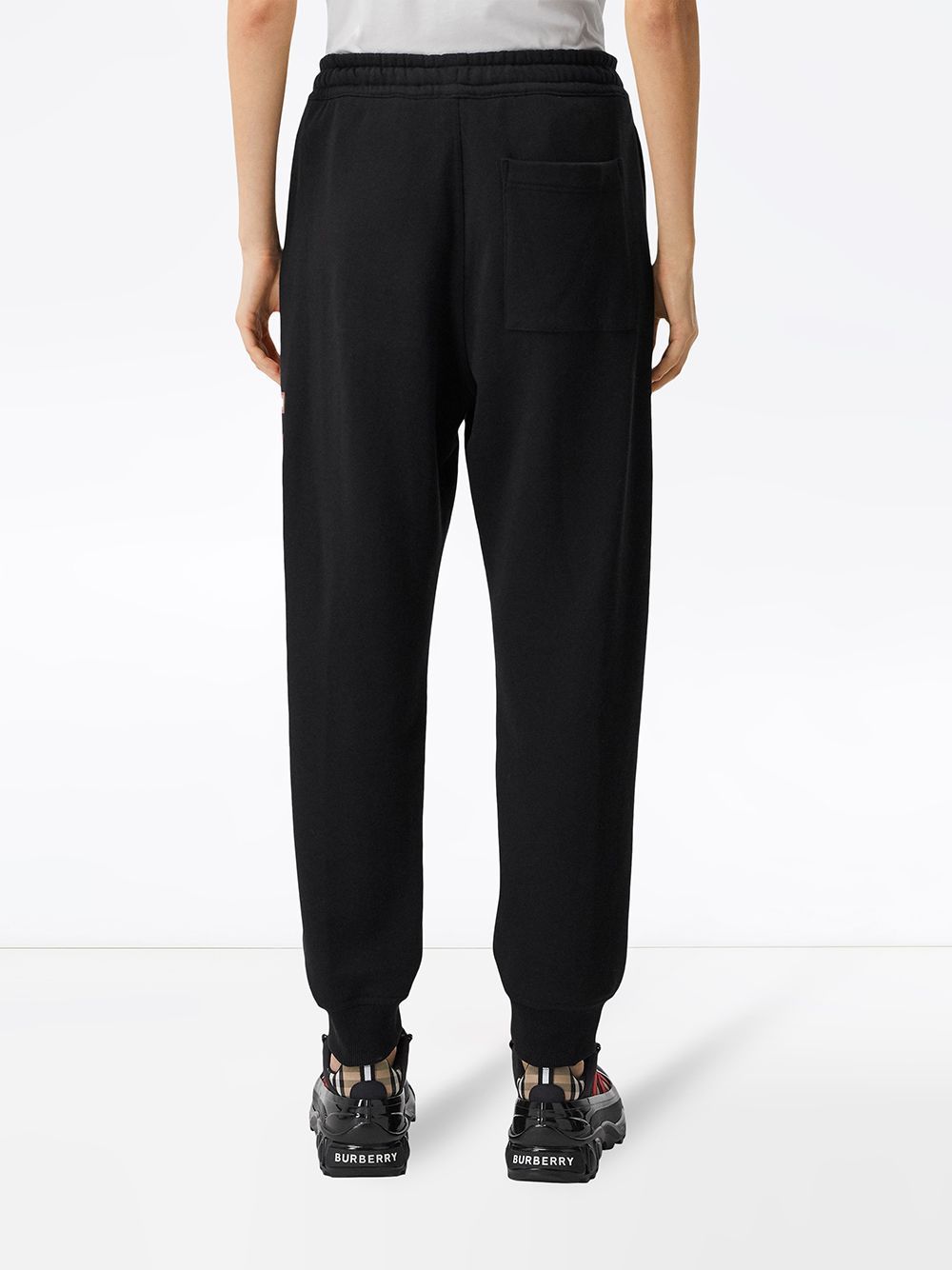 BURBERRY LOGO PRINT TRACK PANTS