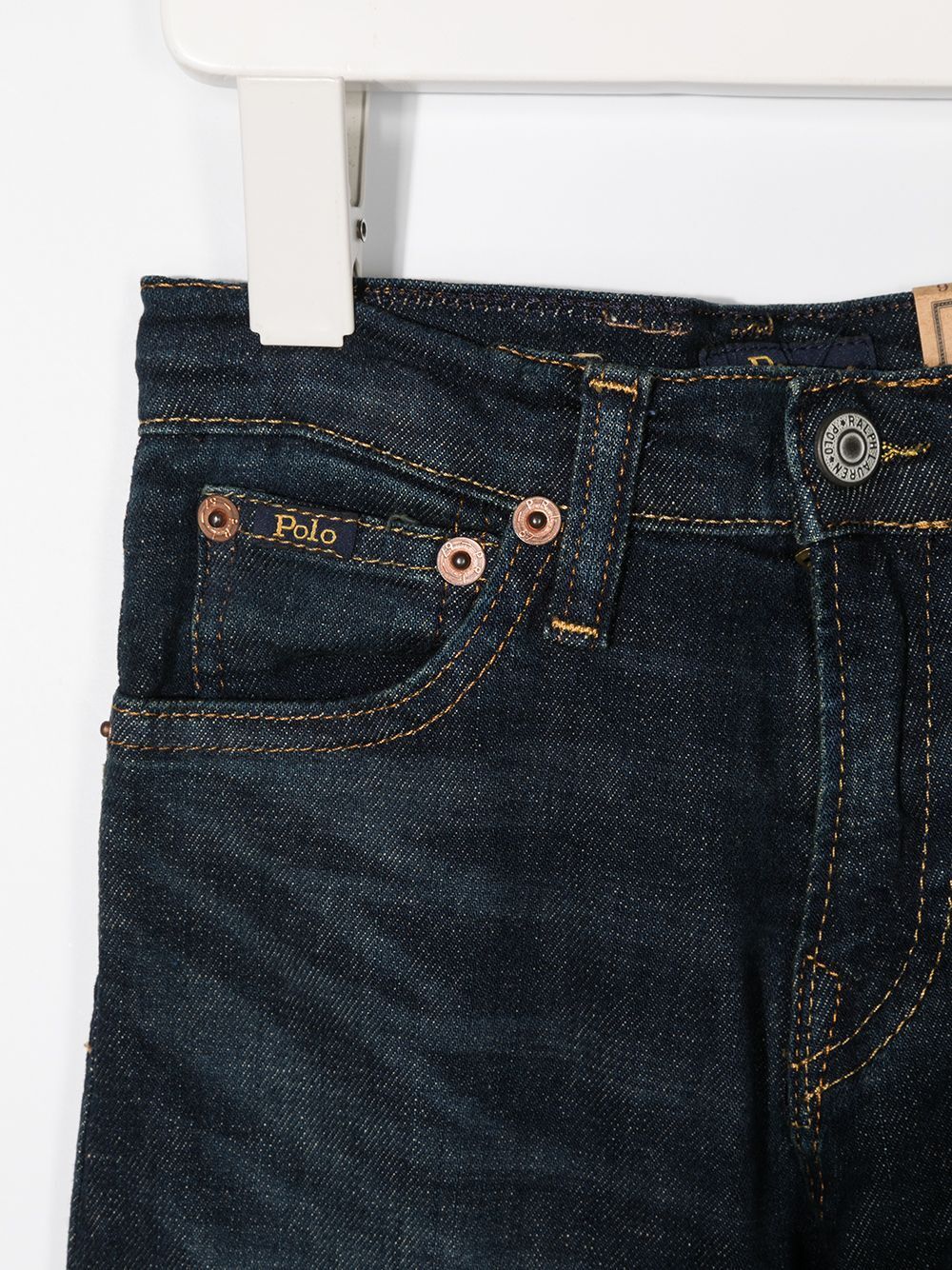 Polo Ralph Lauren Mid-rise Slim-fit Jeans In Black