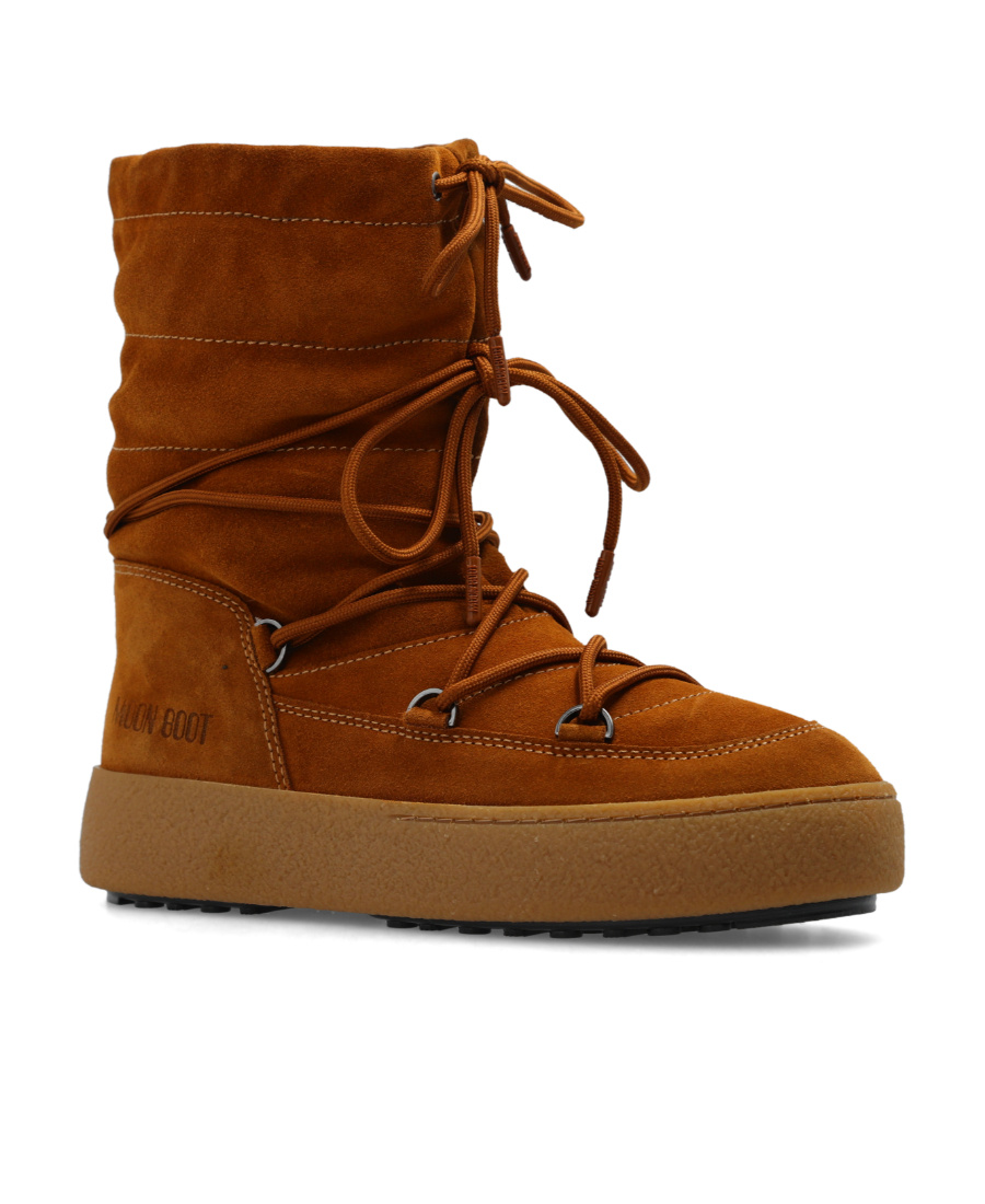 Moon Boot Ltrack Suede Boots In Brown