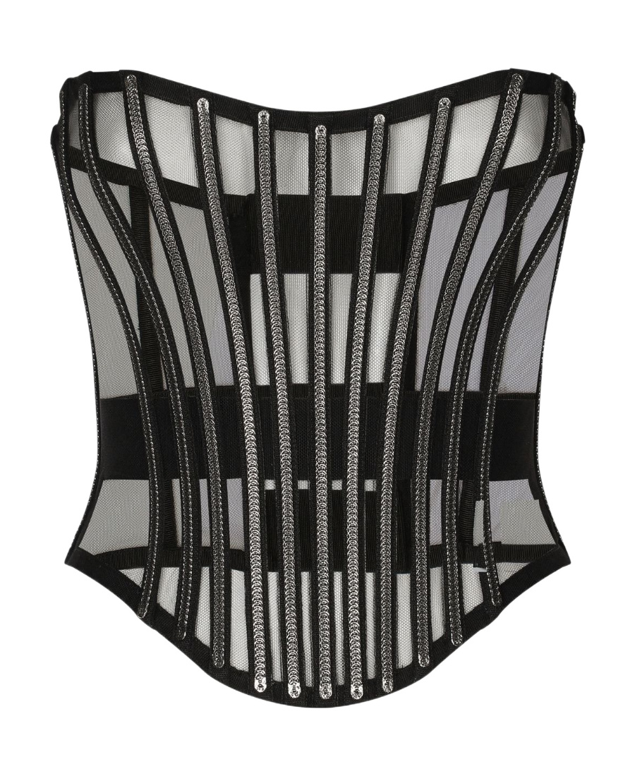 Dolce & Gabbana Bustier In Black