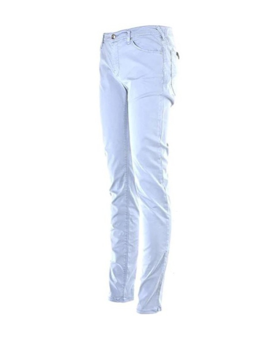 Emporio Armani Straight Slim-fitting Denim Pants In Blue