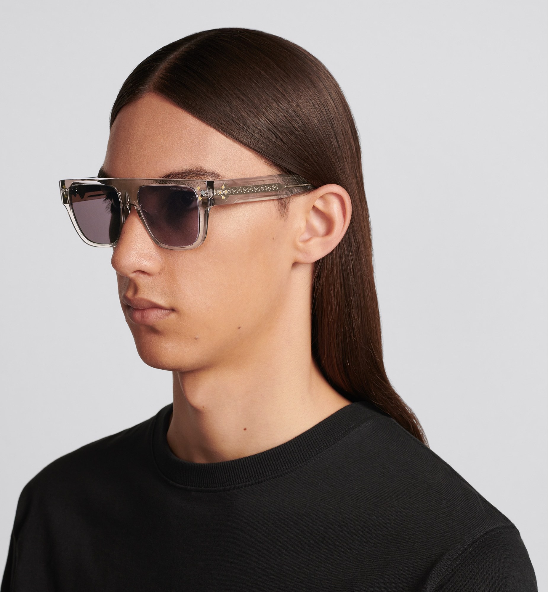 Dior Logo Sunglasses In Black
