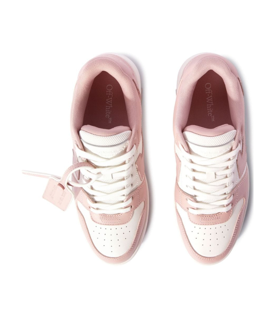 Off-white Off White Out Of Office Leather Sneakers In Animal Print