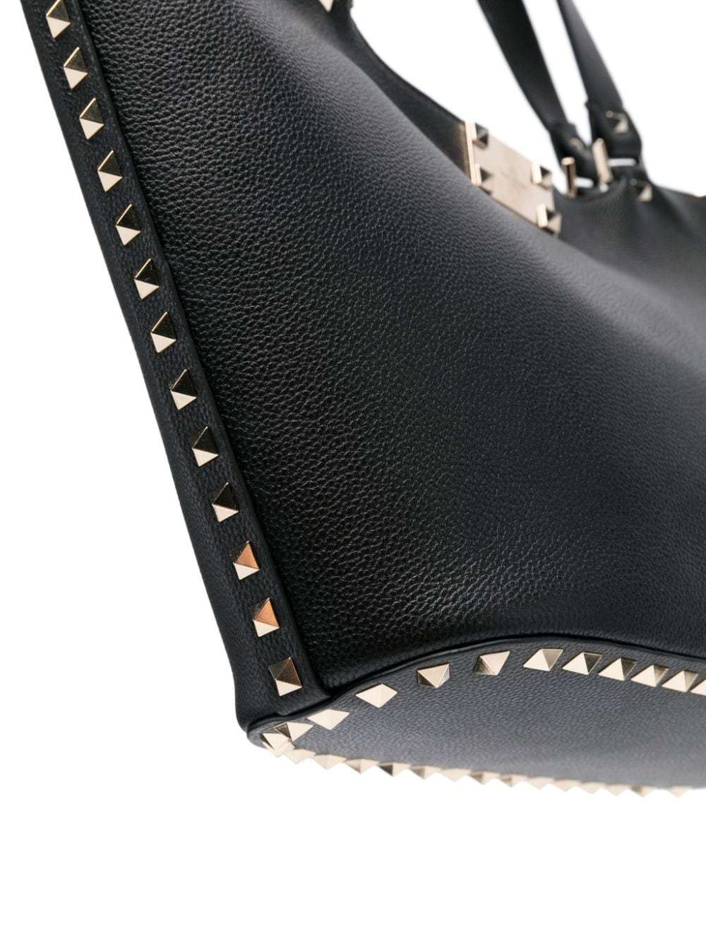 Valentino Women's Rockstud Small Tote Bag In Black