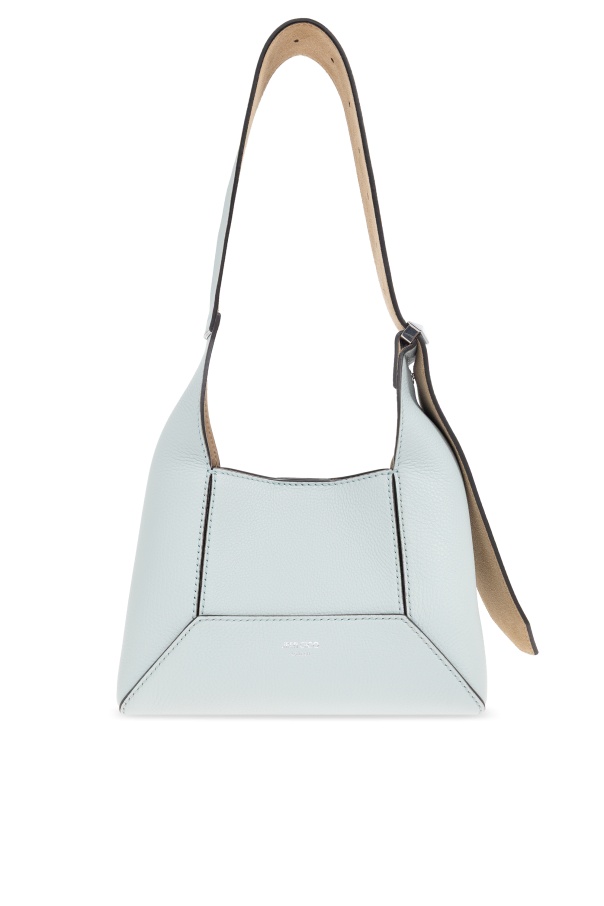 Jimmy Choo Small Leather Diamond Hobo Shoulder Bag