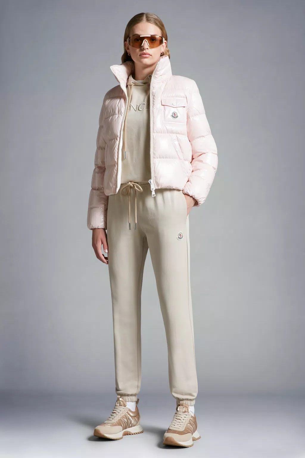 MONCLER LOGO PATCH TRACKPANTS 
