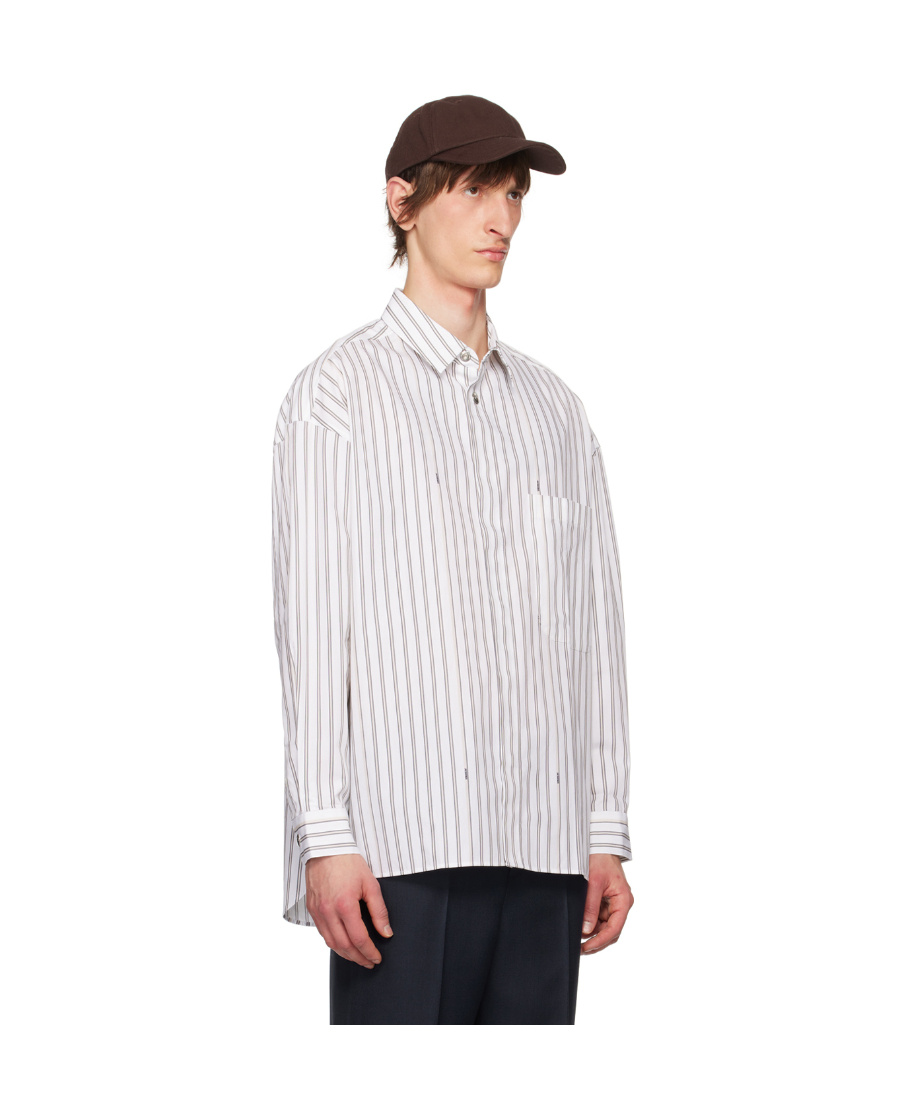 Jacquemus La Chemise Manches Longue Shirt In White