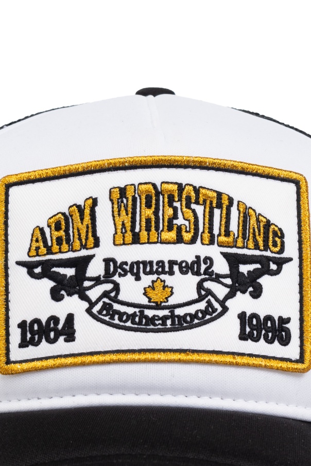 Shop Dsquared2 Logo-appliqué Mesh-panelled Baseball Cap In White