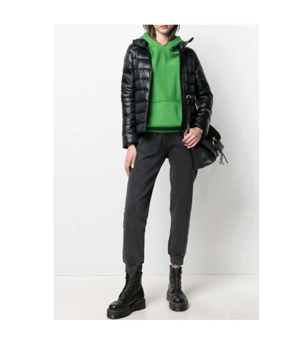 Canada Goose Logo-patch Padded Jacket In Black