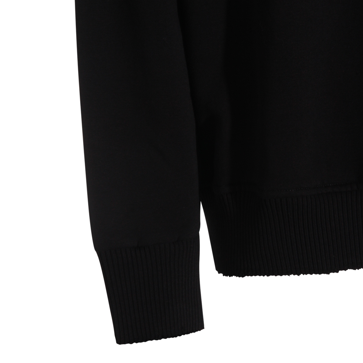 Thom Krom Black Cotton Sweatshirt In Black