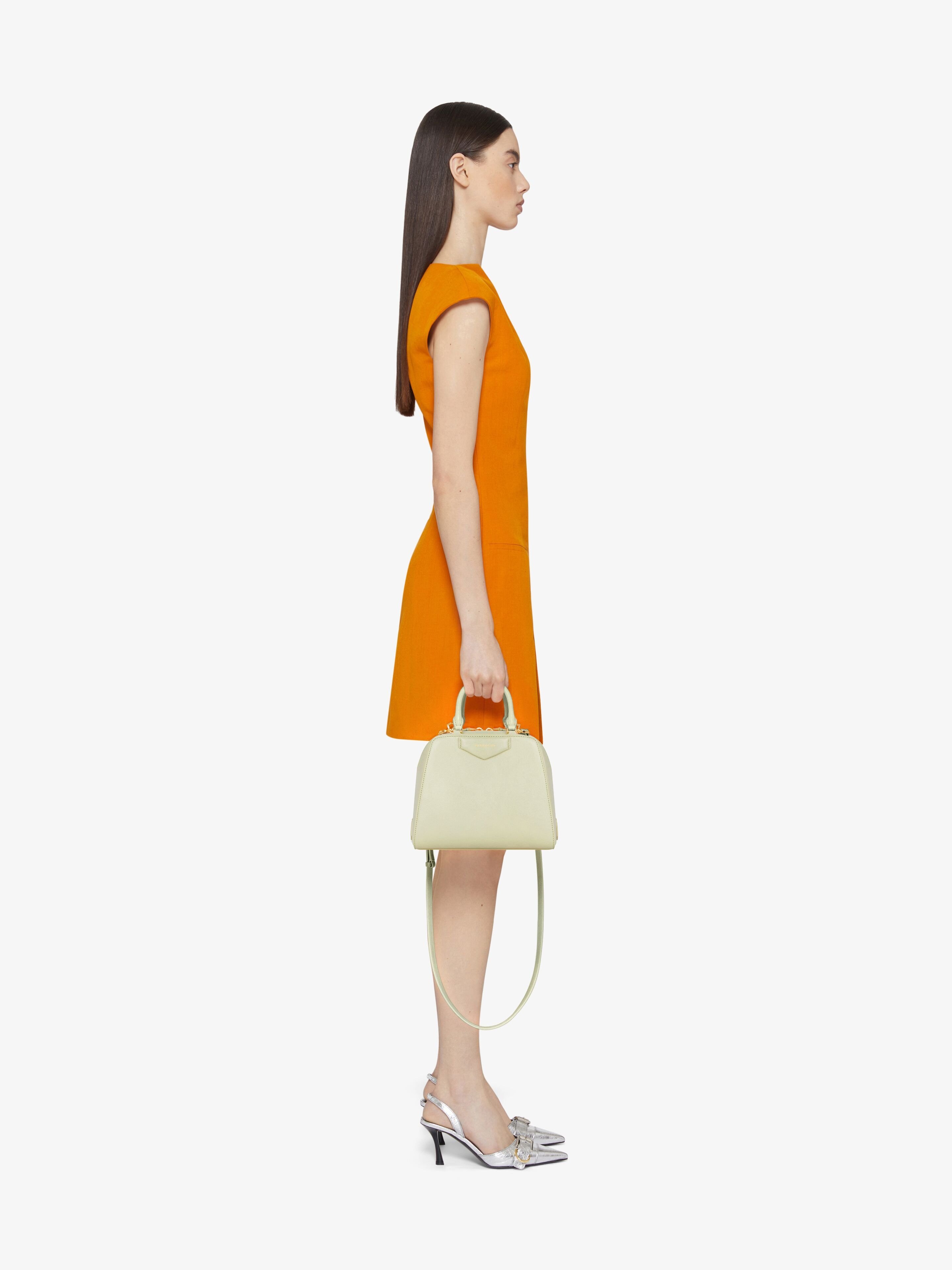 Givenchy Antigona Cube Mini Shoulder Bag In Nude