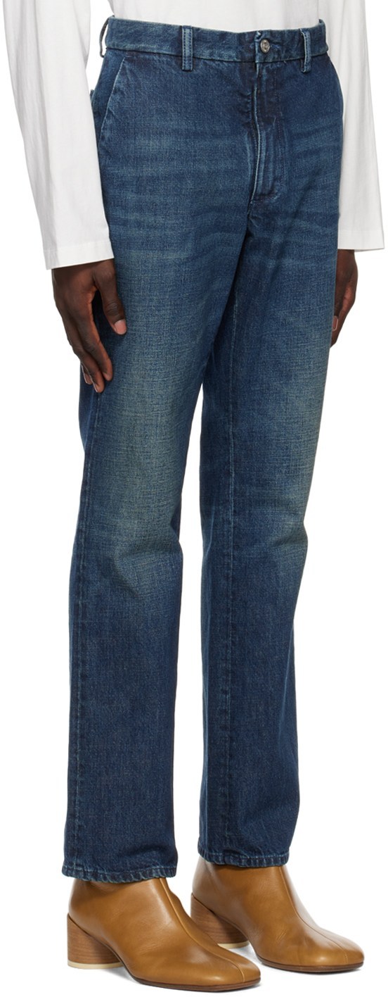 Mm6 Maison Margiela Straight-leg Denim Jeans In Black
