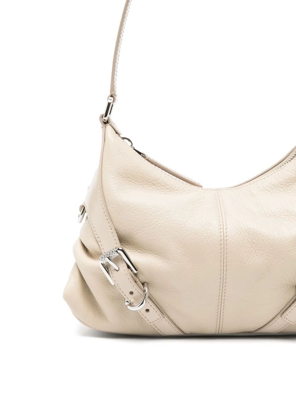 Givenchy Small Voyou Shoulder Bag In Natural Beige