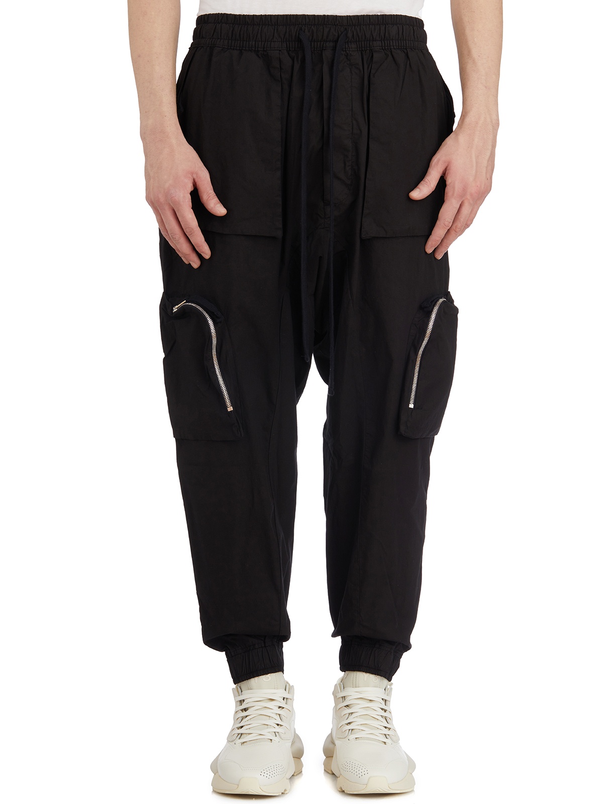 Thom Krom Pantaloni Jogger In Cotone In White
