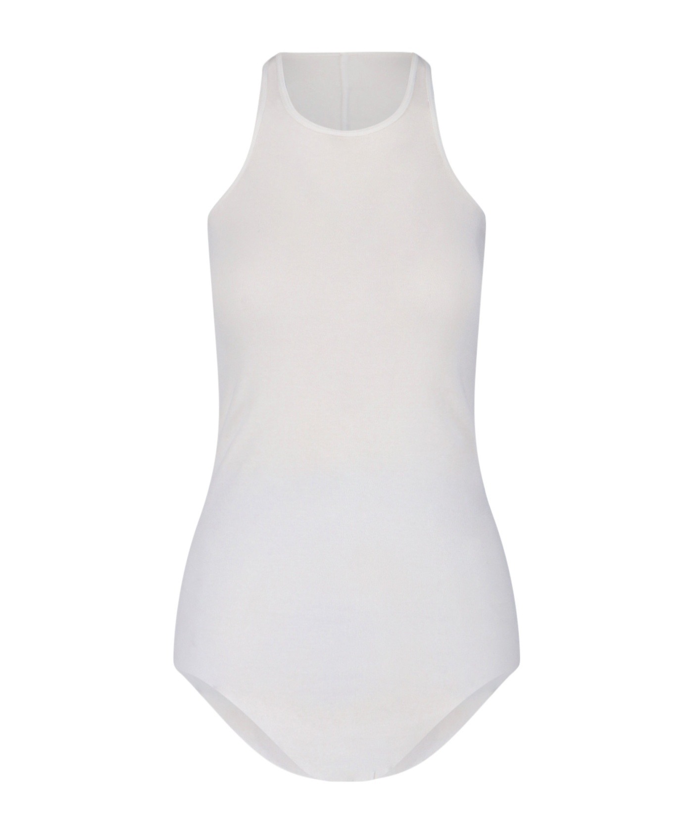 Rick Owens Basic Rib Tank In White