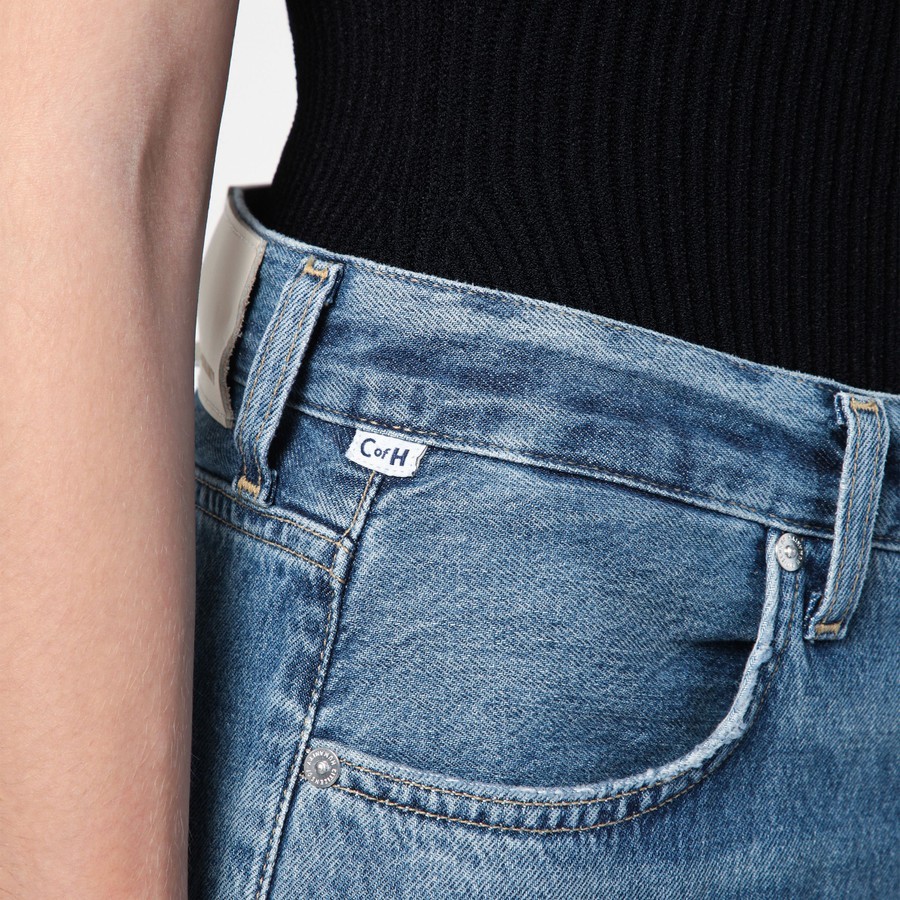 Shop Citizens Of Humanity Belt-loop Jeans In Blue