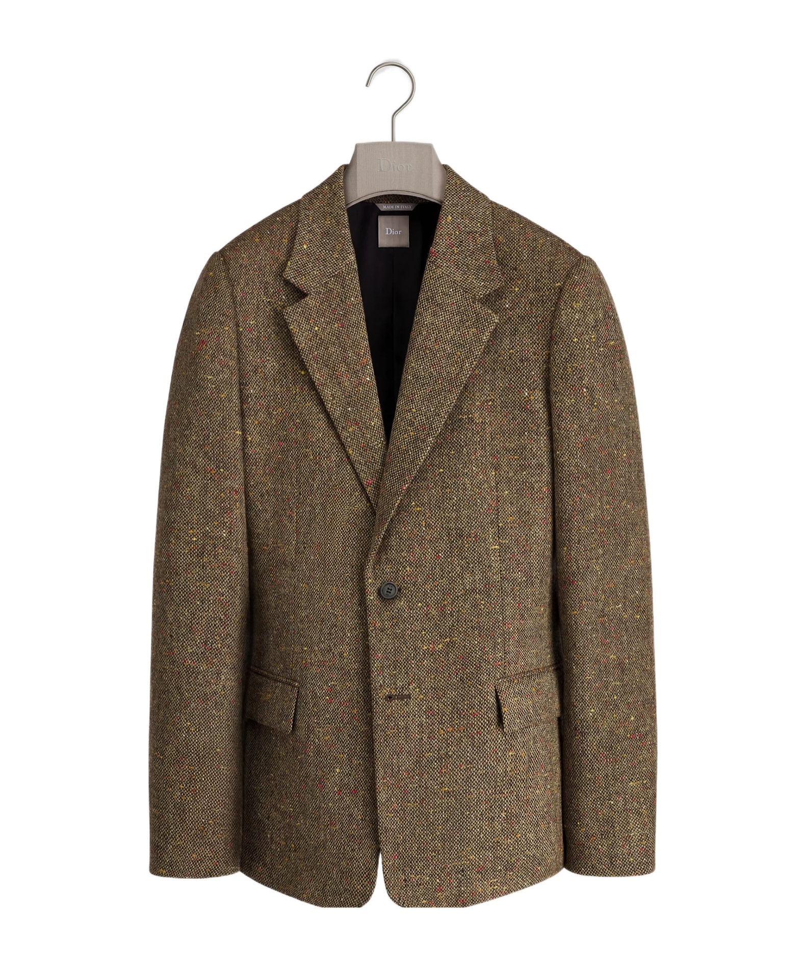 Dior Single-breasted Jacket In Brown