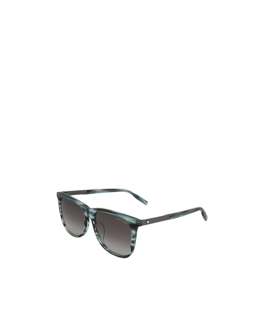 Montblanc Round Sunglasses In Black