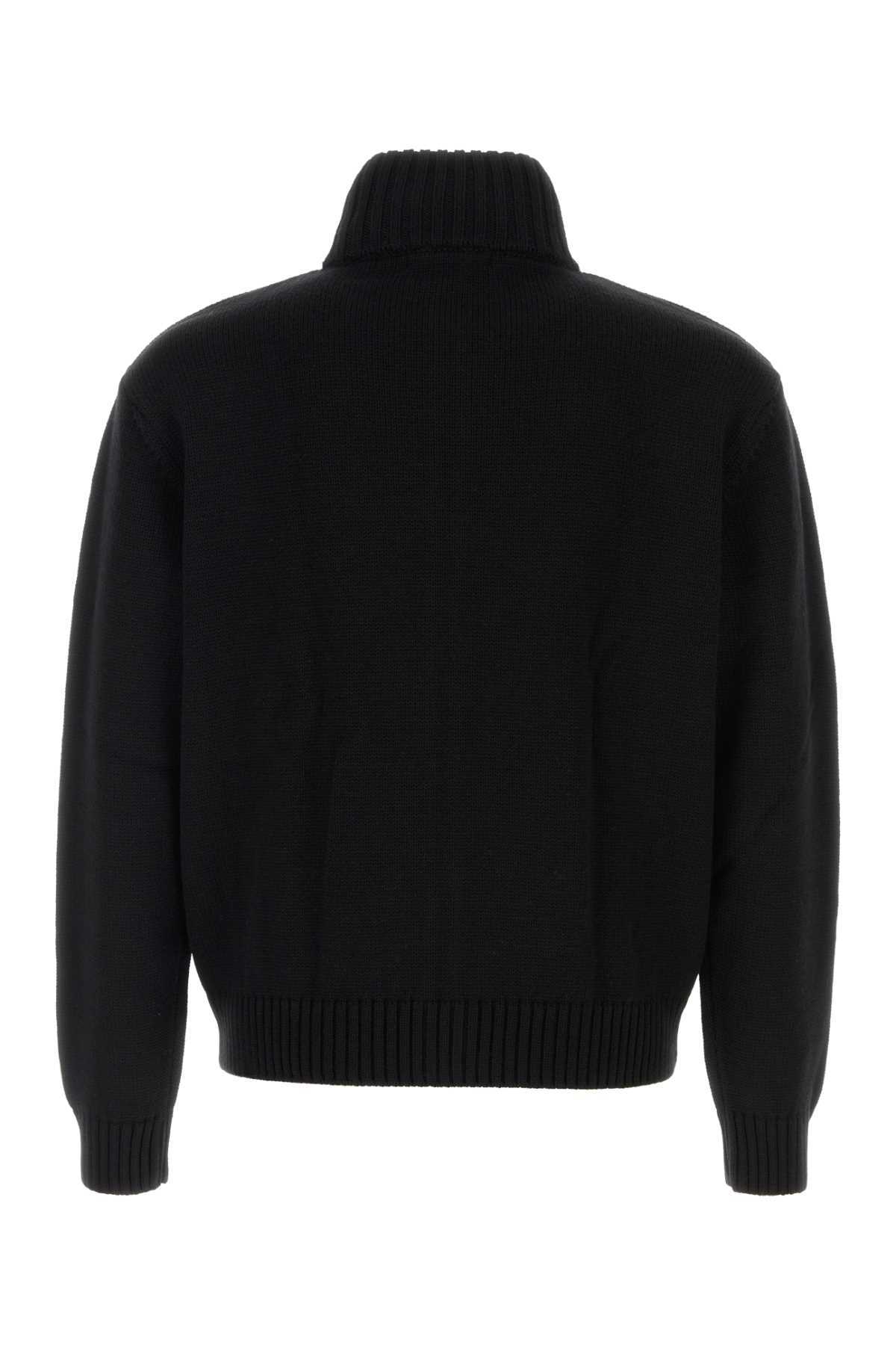 Gimaguas Alonso High-neck Cardigan In Black