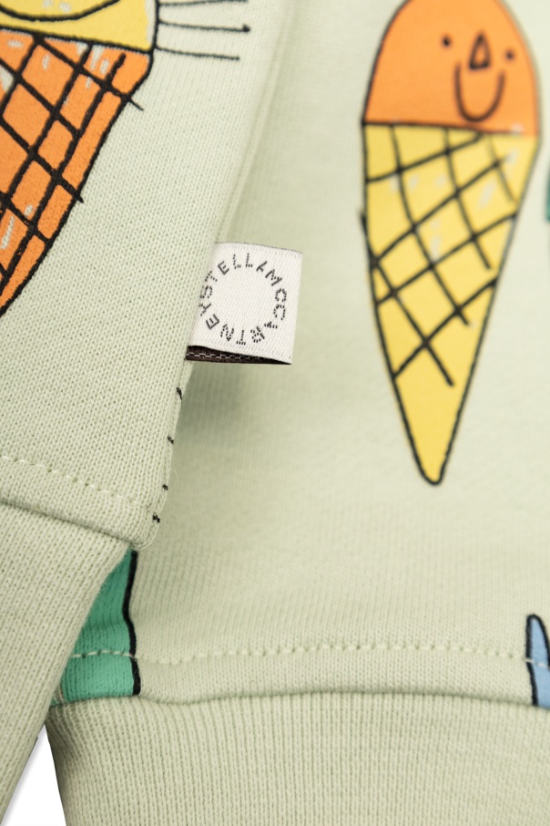 STELLA MCCARTNEY STELLA MCCARTNEY KIDS ILLUSTRATION-PRINTED ZIP-UP HOODIE