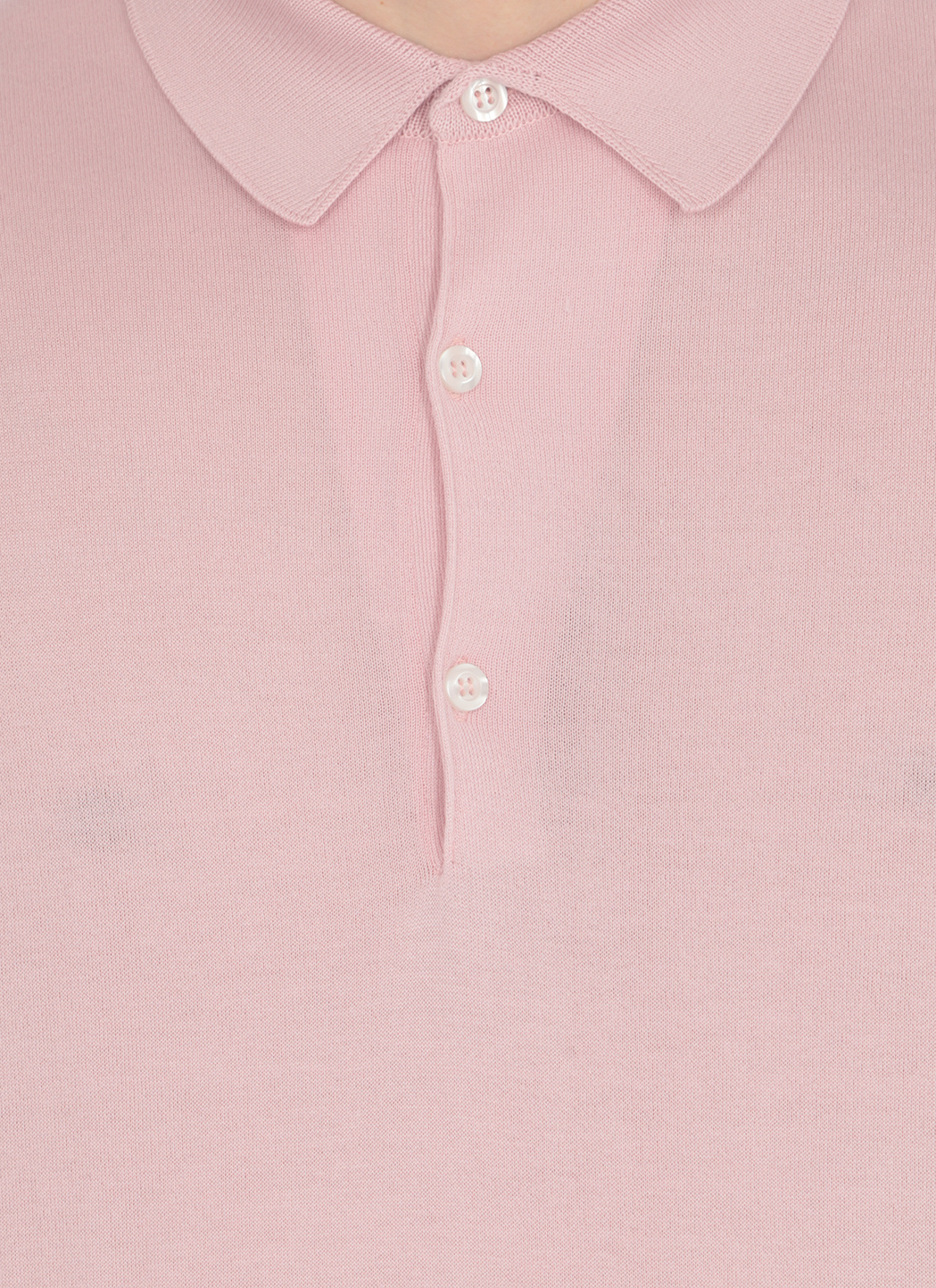 John Smedley Short-sleeved Polo Shirt In Pink
