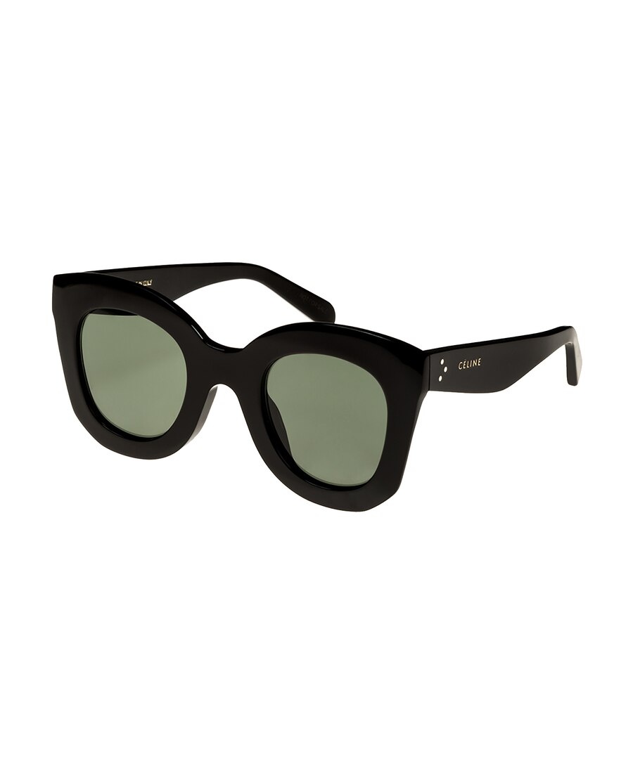 Celine Butterfly S005 Oversize-frame Sunglasses In Black